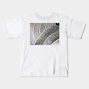 Frosted Leaf Texture Kids T-Shirt